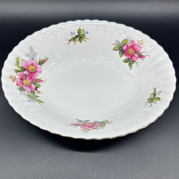 Royal Albert Prairie Rose Oval Open Serving Bowl Bone China England - Picture 1 of 5
